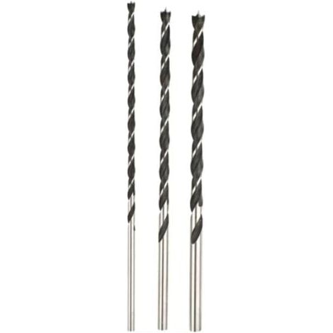 Holzbohrersatz 3-teilig 8 mm, 10 mm, 12 mm Gesamtlänge 300 mm (1/3)