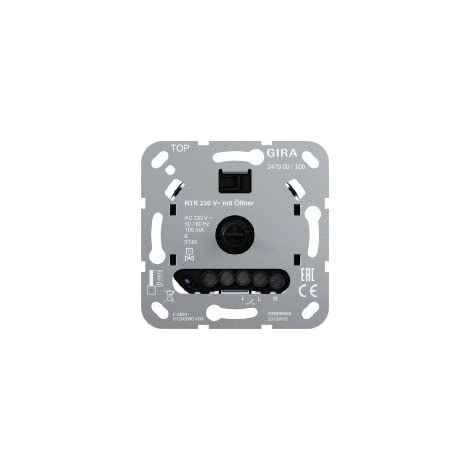 UTILISER L'OUVRE-PORTE RTR 230 V - THERMOSTAT D'AMBIANCE GIRA 247000