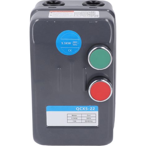 Démarreur magnétique pour moteur électrique triphasé, interrupteur magnétique pour moteur électrique 380 V 5,5 kW 10‑16A (1/5)