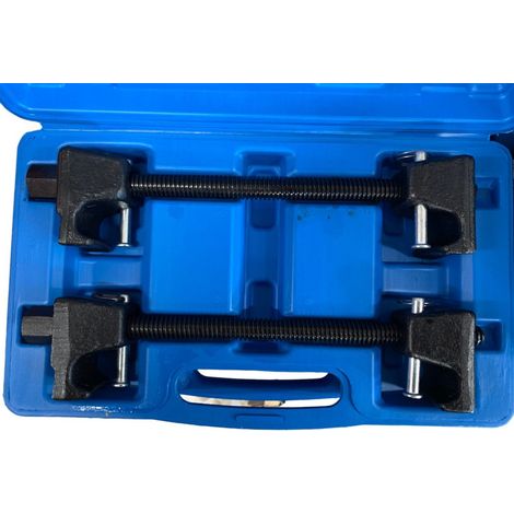 COMPRESSORE SMONTA MOLLE AMMORTIZZATORI PROFESSIONALE PER AUTO 2PZ 300MM