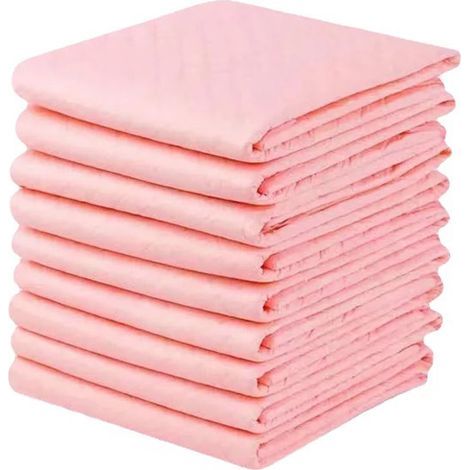 Tappetini assorbenti rosa economici (45 cm x 60 cm) per cuccioli, impermeabili, super assorbenti e ad asciugatura rapida, 50 pezzi (1/5)
