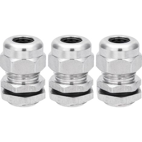 3PCS PG9-3 Metal Imperméable fixation écrou presse-étoupe farce (1/5)