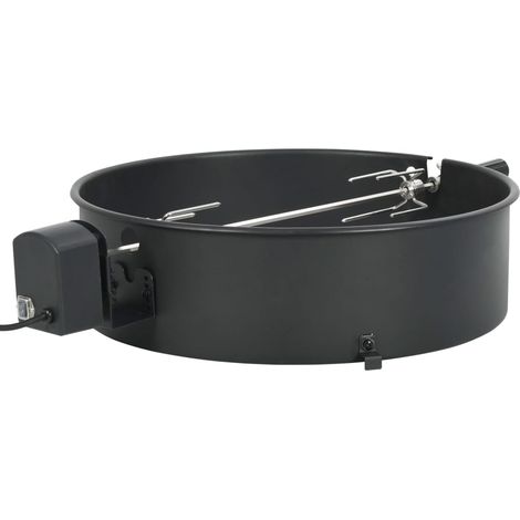 BBQ Rotisserie Ring Set 57 cm Schwarz (1/5)