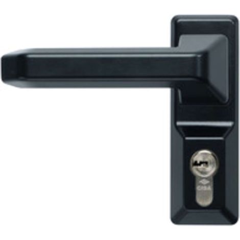CISA 07A78.38 MANIGLIA C/CILINDRO NERO P/ANTIPAN ALPHA - 1 pezzo