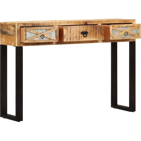 Maison Exclusive - Consolle 110x30x76 cm in Legno Massello di Mango (1/5)