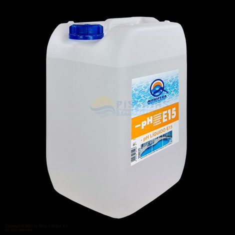 - pH liquido E15, 20 L. Quimicamp.