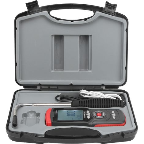 Anémomètre numérique LCD GT8911, thermomètre portable, mesureur de vitesse et de volume du vent pour usine et bureau. (1/5)