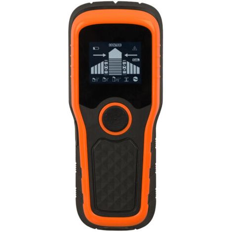Détecteur de câbles 5 en 1, scanner mural portable pour câbles et métaux avec écran LCD couleur et alarme d'étalonnage. Scanner mural électronique pour trouver le centre et les bords des murs en bois (1/5)