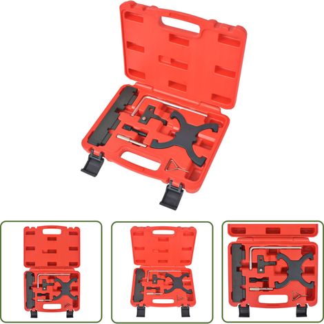 The Living Store Outils de calage de l'allumage Ford 1.5 1.6 TI VCT et 2.0 TDCI - Kit Outils Calage Moteur - Outil Calage Arbre À Came - Courroie De Distribution - Réparation Moteur - Ford B Max (1/5)