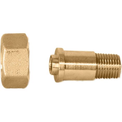 Raccordo Con Dado 1/4" Maschio Per Regolatore Gas
