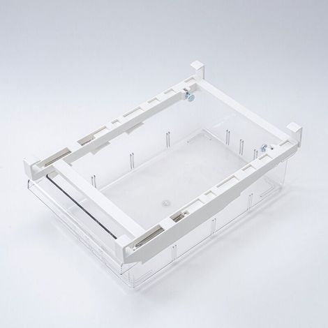Bac De Rangement Pour Réfrigérateur, Organisateur De Tiroir Coulissant Pour Réfrigérateur, Boîte De Rangement À Support Transparent Pour Cloisons De Réfrigérateur De 1 Compartiment,de DEBUNS (1/5)