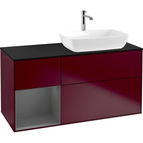Villeroy & Boch F802GKHB Meuble sous-lavabo Finion F80 (1/2)