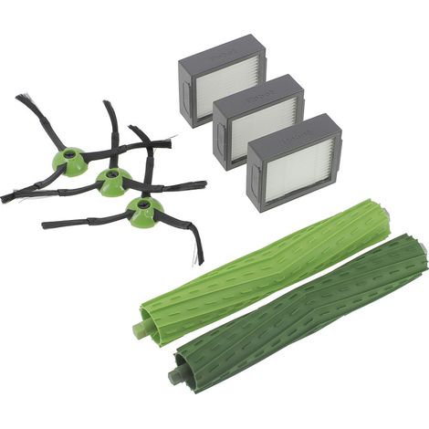 Kit de remplacement brosses + filtres 4757966 pour Aspirateur robot , ROOMBA, ROOMBA SERIE E IROBOT (1/7)