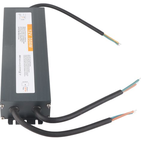 Alimentation étanche 350W 12V DC, ultra-mince pour bande LED, transformateur 170-250V AC (1/5)