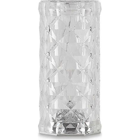 Lampe de table LED cristal 16 couleurs, projecteur d'ambiance LED pour chambre, rechargeable par USB (1/5)