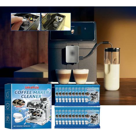 Reinigungstabletten für Kaffeemaschinen – 100 g (5 g x 20 Stück) zur Reinigung von hartnäckigen Flecken, Schmutz und Kalkablagerungen aus den Brühfiltern von Kaffeemaschinen. -- DTEKGAZ (1/5)