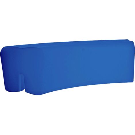 Panca da Esterno Seduta Modulare 120x50 cm in Resina Arkema Althea Blue