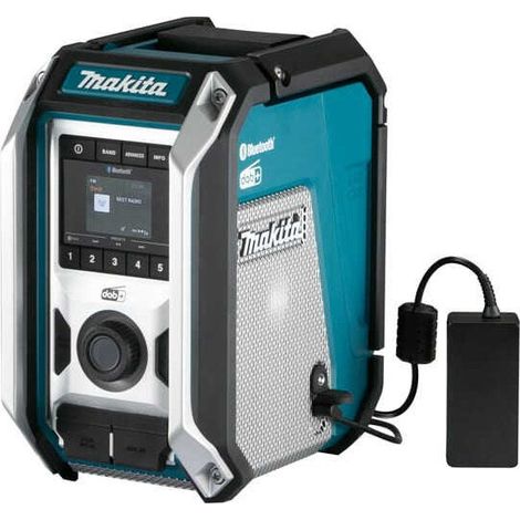 Makita DMR115 10,8-18V Li-Ion Baustellenradio + 1 x Ladegerät DC18RC + 1 x BL1850B (1/5)