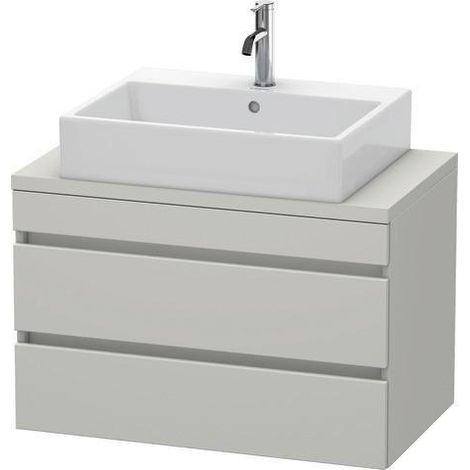 Meuble sous-console DURASTYLE 512x800x478mm chêne noir / blanc mat