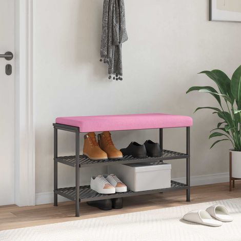 vidaXL Cojín de banco Tela Rosa Profundidad 35 cm (1/5)