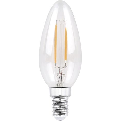 AMPOULE FILAMENT LED, E14, 250 LM REMPL. 25 W, BGIE B35, TRS., BLC CHD HAMA (1/4)