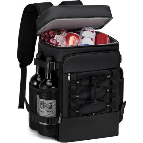 Sac à dos isotherme avec 2 compartiments étanches, de conservation du froid imperméable (1/4)