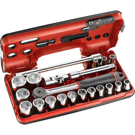 FACOM Coffret Cliquet Et Douilles 1/2" DBOX - S.161DBOX1PB