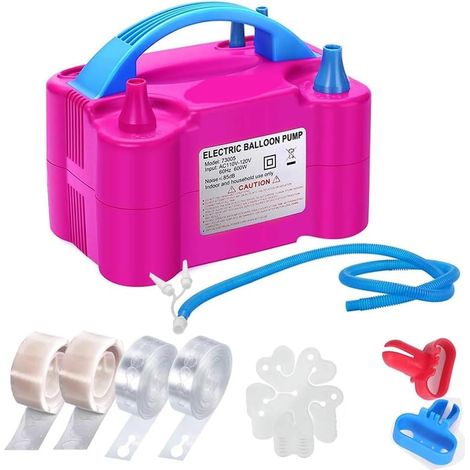 Pompe à Ballons Électrique 600 W Kit Guirlande de Ballons Arche Souffleur d'air Gonfleur Décoration Prise UE (1/5)