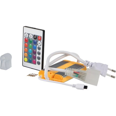 IluminaShop - Controlador para Neon LED RGB 220V con Mando (1/2)