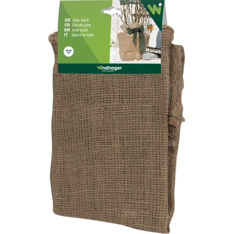Windhager Jute-Sack 80 x 60 cm, natur Schutzvlies (1/3)