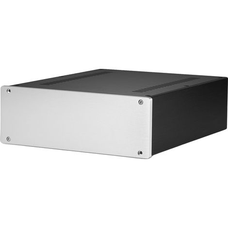 Verstärkergehäuse, Aluminiumlegierung, Außenmaße 260 x 311 x 90 mm, Innenmaße 240 x 297 x 84 mm, Nettogewicht 2,5 kg, Zubehörset im Lieferumfang enthalten (1/5)