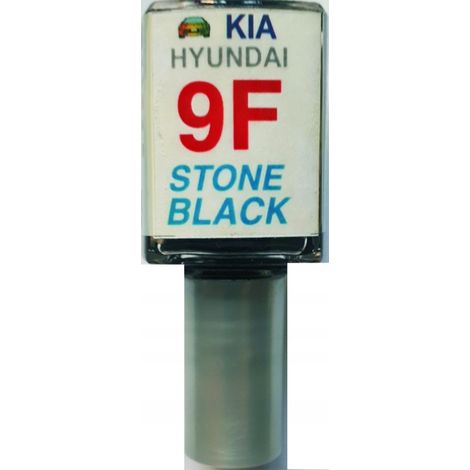 Reparación de arañazos de pintura para coches KIA Hyundai Stone Black 9F, 10 ml ARA (1/5)
