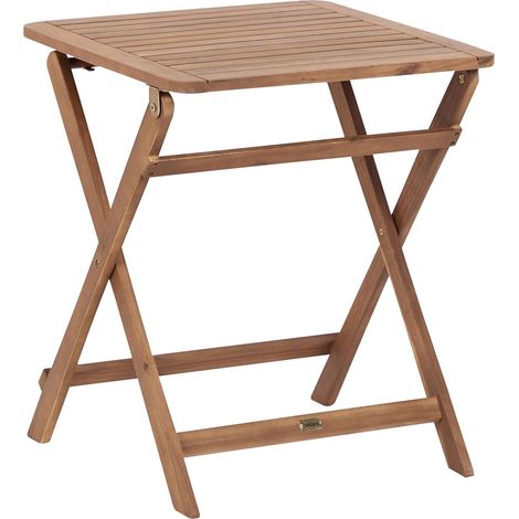 Outdoor Beistelltisch PARAGGI zertifiziertes Akazienholz Braun klappbar
