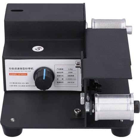 Belt Sander, Adjustable Speed Bench Sander, Mini Electric Sander, Polisher, Grinding Machine (EU Plug 110-240V) (1/5)
