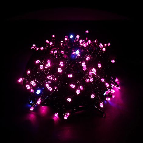 Guirlande lumineuse rose de 20 m avec 200 LED (1/5)