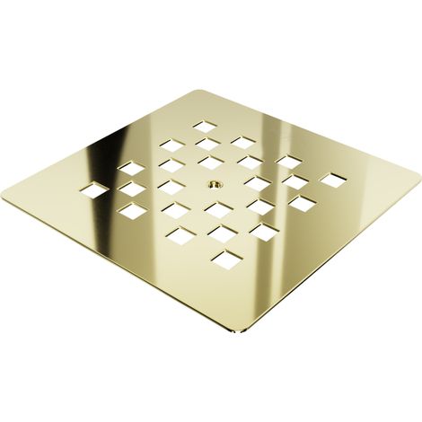 Mexen – Cache pour receveur de douche doré en acier inoxydable 13,2cm – Finition élégante pour salle de bain – 44910050