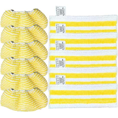 11 pezzi Panni per scopa a vapore Copertura per aspirapolvere portatile Easyfix SC2 SC3 SC4 SC5 Parti in microfibra Mo (1/5)