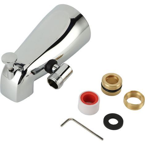 Gugxiom Bath Spout, Faucet with Diverter, 1/2 Inch IPS Internal Thread Bath Faucet, Copper and Zinc Alloy, Metal and Durable (1/4)