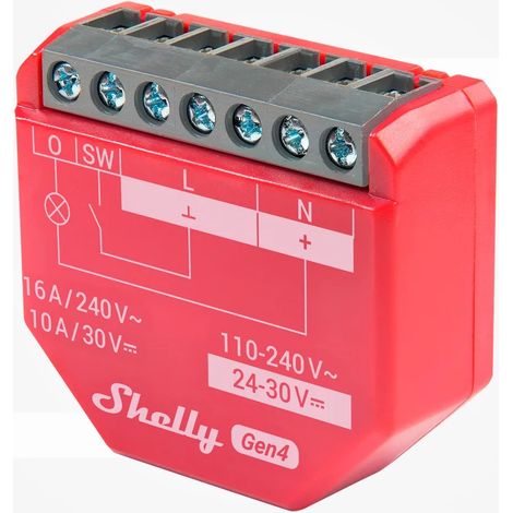 Interruptor Wifi Shelly 1pm Gen4 Sh-1pm-gen4