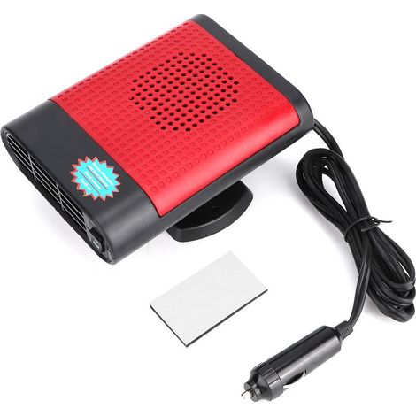 Dégivreur Pare-Brise - Souffleur Chauffant 12 V 150 W - Pour Voiture - Noir Rouge - 1 Pièce (1/5)
