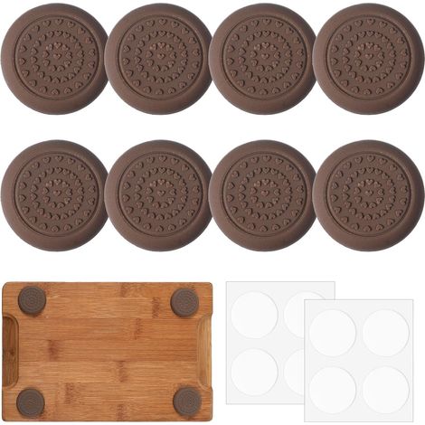 Lot de 8 pieds en caoutchouc pour planche à découper, patins antidérapants pour planches et blocs de découpe (1/5)