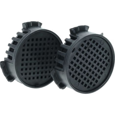 vhbw 2x Air Filter compatible with Liebherr MW 2400, 2401, 1800, 1801 Fridge - Activated Carbon (1/4)