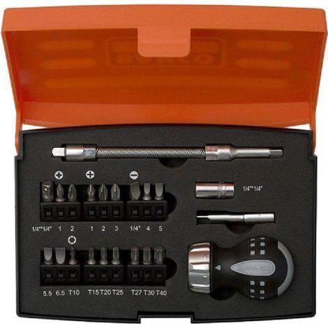 BAHCO - Kit tournevis a embouts 17pcs