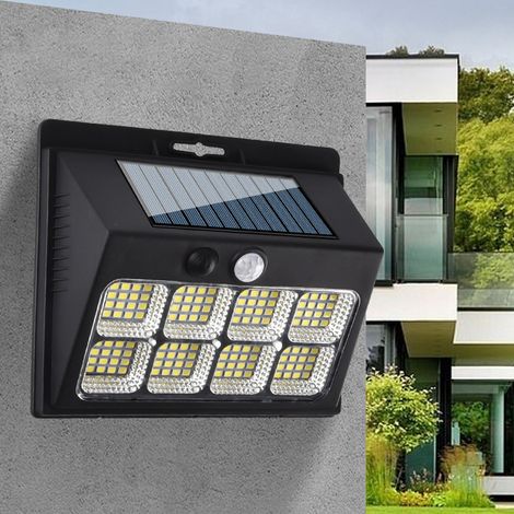 Lampes solaires d'extérieur avec capteur de mouvement sécurité murales à Modes terrasse pour jardin COB 3 120 (1/4)
