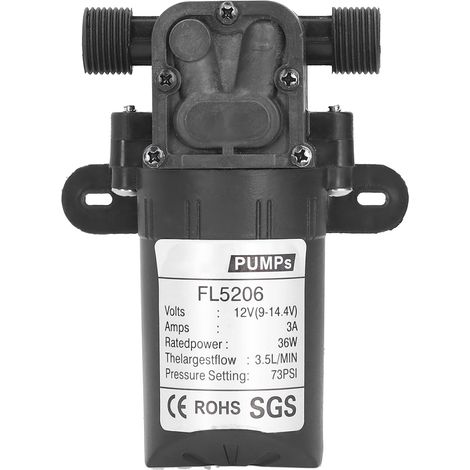 Pompe à membrane 1/2 pouce pour pulvérisateur, outil de peinture industriel 12V 36W (1/5)