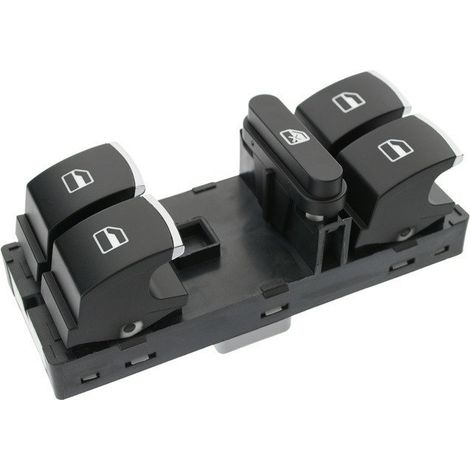 Interrupteur de lève-vitre électrique chromé pour VW Golf V (2006-2008) (1/2)