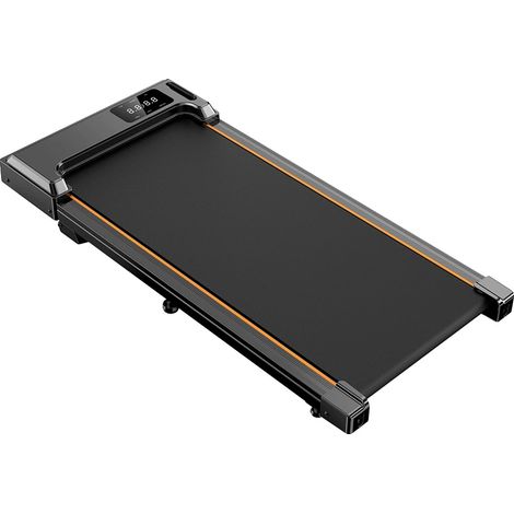 Cinta de correr doméstica, inclinación ajustable, función de vibración, color naranja. (1/2)