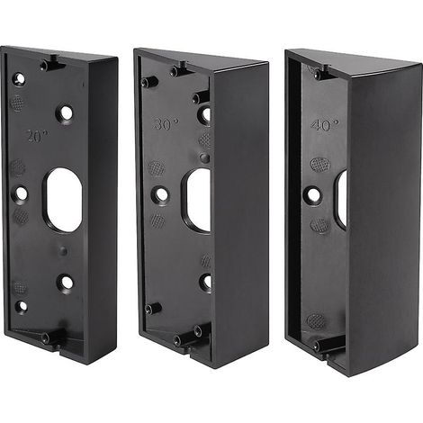 Verstellbare Türklingelhalterung für Ring Video Doorbell Pro – Mehr Winkeloptionen – Schwarz