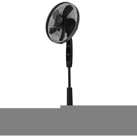 [PRODOTTO USATO] Ventilatore a piantana da 16” con 60 W, motore in rame e timer, 6 velocità, 3 modalità, telecomando, display LED, oscillazione, silenzioso, altezza regolabile, 10 pale e massima sicur
