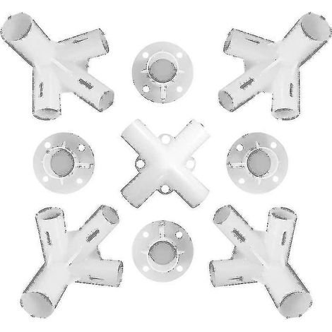 Accessoires pour l'installation de tentes, pièces de rechange pour tentes de jardin 3x3m, connecteur d'angle central pour pieds de tente. (1/5)